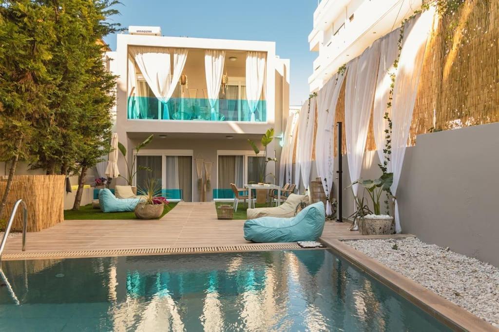 G&M Luxury Residence With Pool Chania  Bagian luar foto