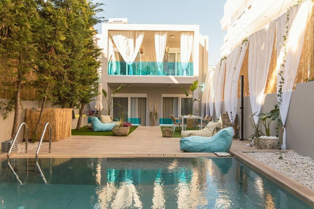 G&M Luxury Residence With Pool Chania  Bagian luar foto